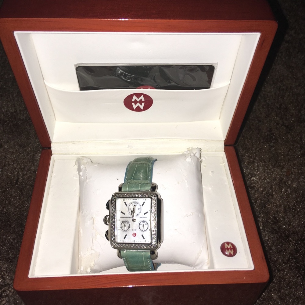 Michele Deco Diamond Watch